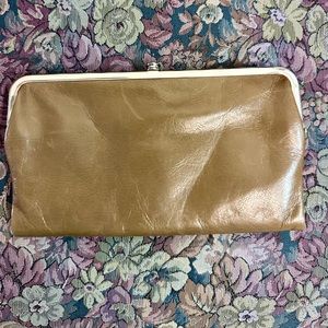 Hobo international Lauren clutch wallet brown